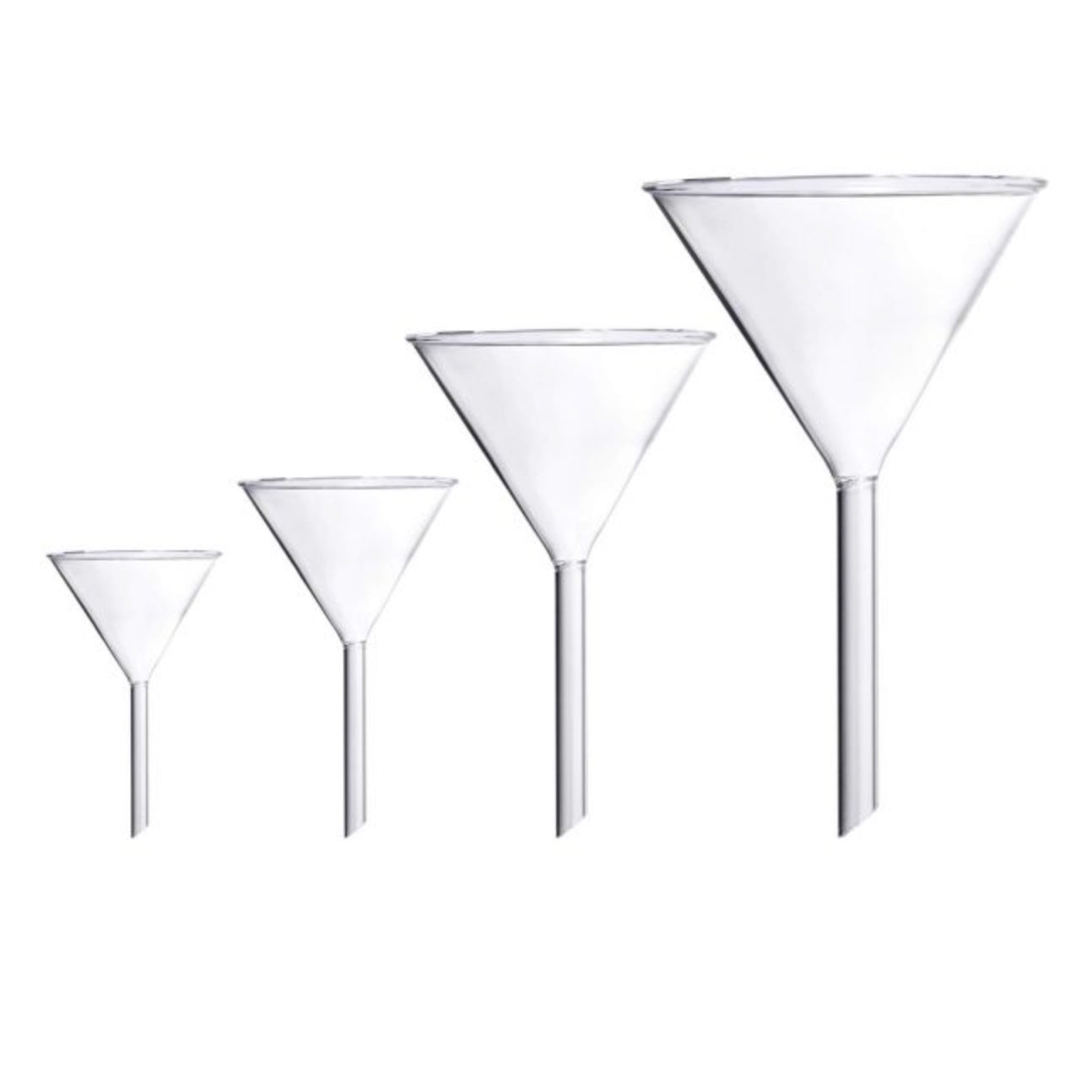 Glass Funnels Medical Grade 100mm X 2